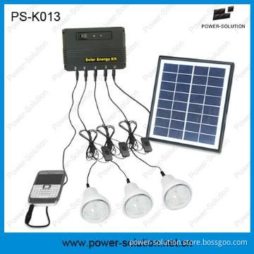 compact solar power system for home lighting